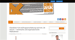 Desktop Screenshot of bdsg-externer-datenschutzbeauftragter.de