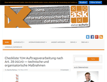Tablet Screenshot of bdsg-externer-datenschutzbeauftragter.de